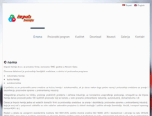 Tablet Screenshot of impulshemija.rs